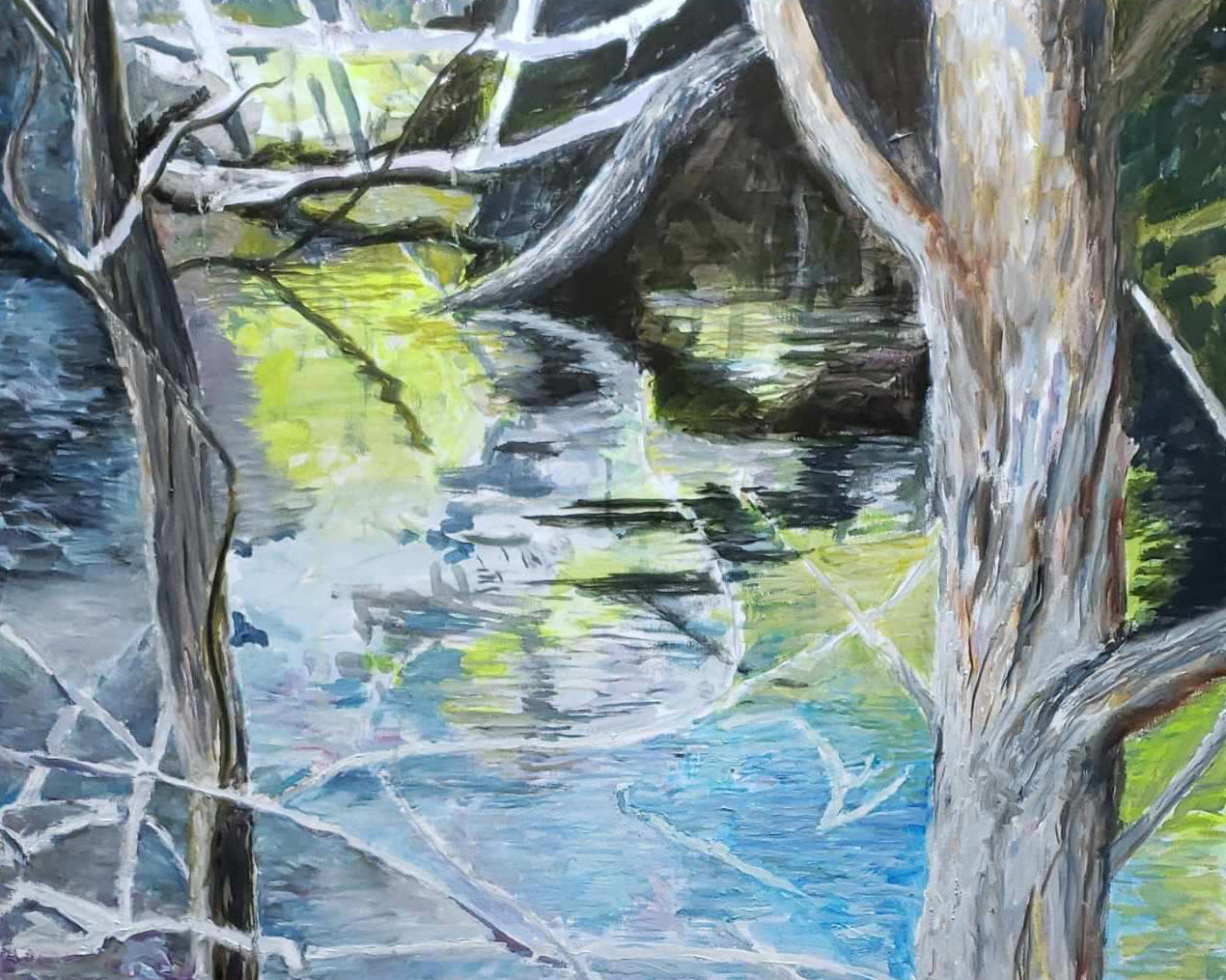 River in the Woods - Rick Frisbie